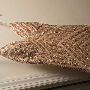 Beautiful rose gold dress